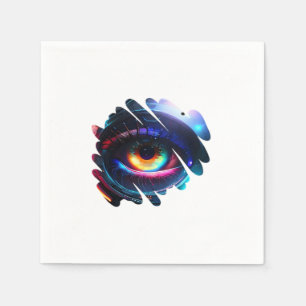 Serviette En Papier Oeil - Peekaboo