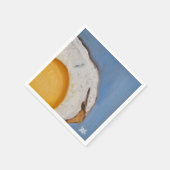 Serviette En Papier Œuf au plat (Coin)