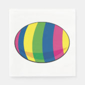 Serviette En Papier Oeuf coloré (Devant)