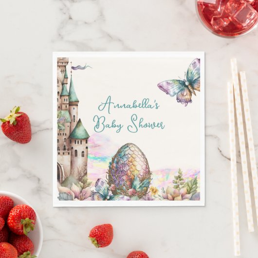 Serviette En Papier Oeuf de dragon de bébé Fairytale (En situation)