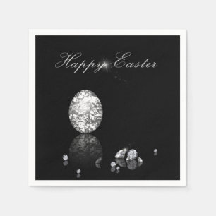Serviette En Papier Oeuf de Pâques brillant - Papier Napkin