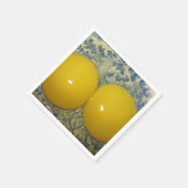 Serviette En Papier Oeuf Jaune double Napkin (Coin)