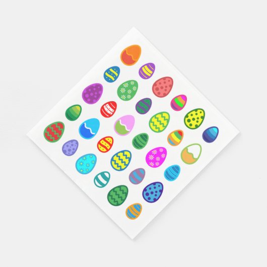 Serviette En Papier Oeufs de Pâques (Coin)