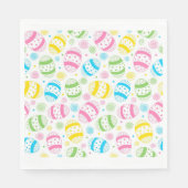 Serviette En Papier Œufs de Pâques (Devant)