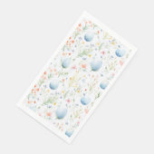 Serviette En Papier Oeufs de Pâques et fleurs | Botanique | Pâques (Coin)