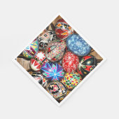 Serviette En Papier OEufs de Pâques ukrainiens (Coin)