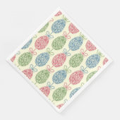 Serviette En Papier Œufs Décorés (Coin)