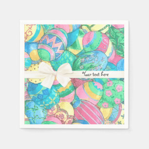 Serviette En Papier OEufs-stavaganza Pastel Oeufs de Pâques