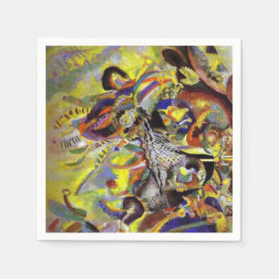 Serviette En Papier Oeuvre Abstraite Wassily Kandinsky