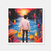 Serviette En Papier Oeuvre d'Ai (Devant)