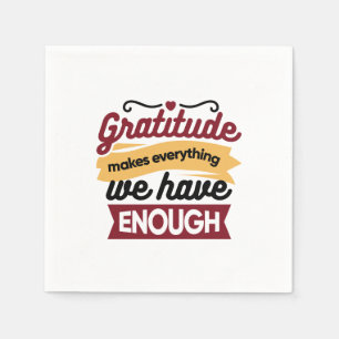 Serviette En Papier Oeuvre de foi et de gratitude - Uplifting Christia