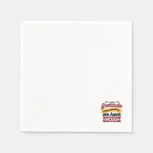 Serviette En Papier Oeuvre de foi et de gratitude - Uplifting Christia