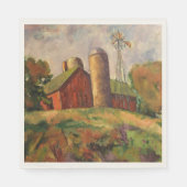 Serviette En Papier Oeuvre de Richard Thorsen Papier Napkins (Devant)