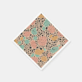 Serviette En Papier OEuvre pastel léopard (Coin)