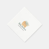 Serviette En Papier OEuvres et haleine de bébé - Sage Green (Coin)