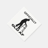 Serviette En Papier Officially Old AF (Coin)