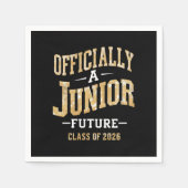 Serviette En Papier Officiellement A Junior Future Class de 2026 (Devant)