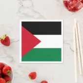 Serviette En Papier officiellement le drapeau de l'État de Palestine (En situation)