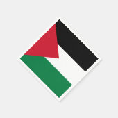 Serviette En Papier officiellement le drapeau de l'État de Palestine (Coin)