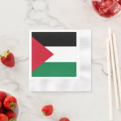 Serviette En Papier officiellement le drapeau de l'État de Palestine (En situation)