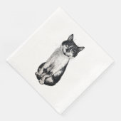 Serviette En Papier Ogie le chat (Coin)