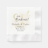 Serviette En Papier Oh Babies ! Baby shower Neutral Twin Stores (Devant)