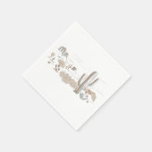 Serviette En Papier Oh Baby Cowboy Shower  (Coin)