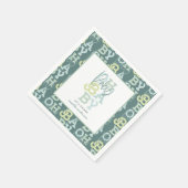 Serviette En Papier Oh bébé fête baby shower moderne bébé (Coin)