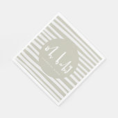 Serviette En Papier Oh, bébé, serviettes de baby shower (Coin)