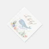 Serviette En Papier Oh bébé sous le Baby shower marin (Coin)