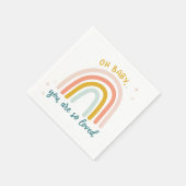 Serviette En Papier Oh Bébé, Tu Es Si Amoureux (Coin)