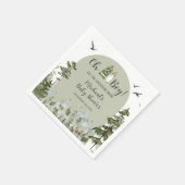 Serviette En Papier Oh Boy Adventure Pine Baby shower papier (Coin)
