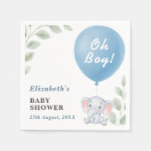 Serviette En Papier Oh Boy Baby Shower (Devant)
