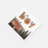 Serviette En Papier Oh Boy Pine Trees (Coin)