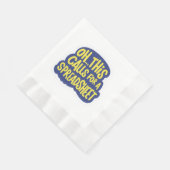 Serviette En Papier Oh Cela Demande Un Tableur (Coin)