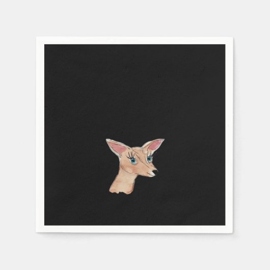 Serviette En Papier Oh Cerf Moderne Propre (Devant)