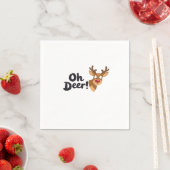 Serviette En Papier Oh Cerf Style Moderne (En situation)