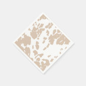 Serviette En Papier Oh Cowboy Empreinte Vache Cocktail Napkin (Coin)