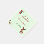Serviette En Papier Oh, Deer! Baby’s Here! – Christmas Baby Shower (Coin)