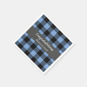 Serviette En Papier Oh Deer Baby shower Blue Boy (Coin)