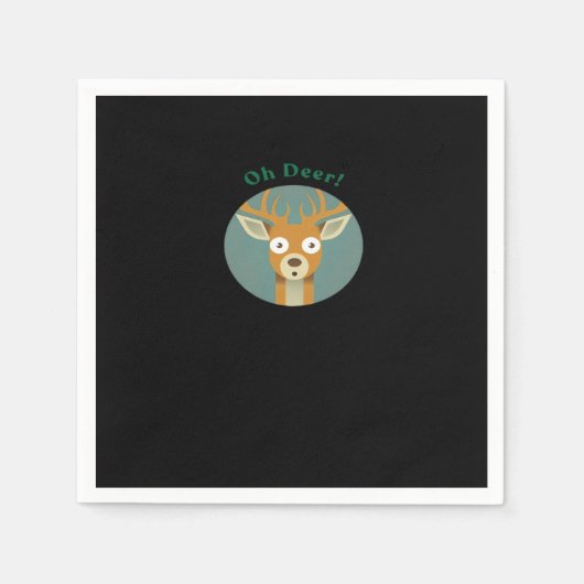 Serviette En Papier Oh Deer Creative Style  (Devant)