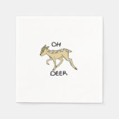 Serviette En Papier Oh Deer Elegant Timeless Style (Devant)