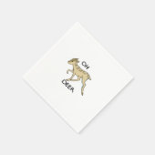 Serviette En Papier Oh Deer Elegant Timeless Style  (Coin)