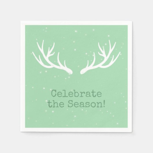 Serviette En Papier Oh Deer Holiday Napkins (Devant)