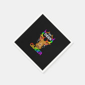 Serviette En Papier Oh Deer Queer Funny LGBTQ Pride Awareness  (Coin)