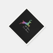 Serviette En Papier Oh Deer Queer Funny Pun LGBT Pride Celebration (Coin)