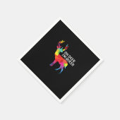 Serviette En Papier Oh Deer Queer Funny Pun LGBT Pride Design (Coin)