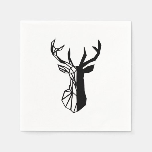 Serviette En Papier Oh Deer Soft Minimal Vibe (Devant)