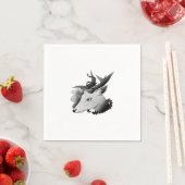 Serviette En Papier Oh Deer Style Classique (En situation)