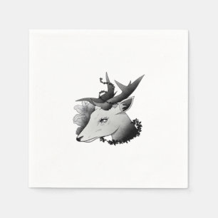 Serviette En Papier Oh Deer Style Classique 